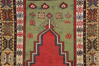 antique colorful anatolian prayer rug. Charming little village prayer rug in overall pretty good condition for a genuine old example. "As found", reasonably clean and with perhaps some older well done restoration.  ...