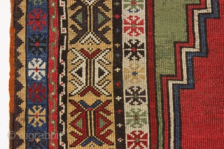 antique colorful anatolian prayer rug. Charming little village prayer rug in overall pretty good condition for a genuine old example. "As found", reasonably clean and with perhaps some older well done restoration.  ...