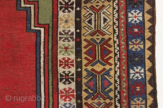 antique colorful anatolian prayer rug. Charming little village prayer rug in overall pretty good condition for a genuine old example. "As found", reasonably clean and with perhaps some older well done restoration.  ...