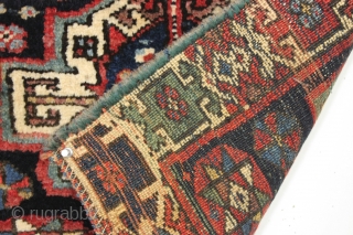 Antique persian fluff ball of a bagface. Big knots and high pile. all good colors. Recent wash. Looks like some odd abrash but I don't think there are any repairs. Edges all  ...