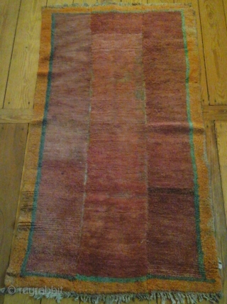 Tibetan Tsukdruk rug, 152x82 cm. Beautiful colors ( not done justice by the main photograph). A stable, solid and well balanced piece, despite an area of wear. Comparable with cat.177 from the  ...