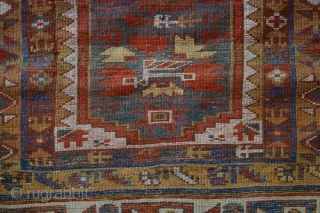 Single panel Makri (Megri)  prayer rug,( W/W,136x97 cm.), an early 19th century, classical and beautiful example. Slight damage at selvages and in the upper flower  two small spots where the  ...