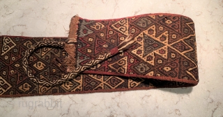Interesting Pre-Columbian B complete belt or Headband.  I am not sure of it's intended use. Very good condition with original woven ties. 29 x 5 inches. Accepting offers Contact at grtex131@gmail.com.  ...