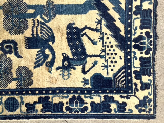 Chinese Baotou rug. 23 x  42 in very good overall condition. Contact at grtex131@gmail.com                  