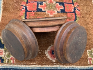 3 Tibetan wooden bowls  collected in 2001.  6" diameter by 2" Price includes al 3 bowls               