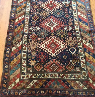 A striking north-west Persian (Shahsavan)3'-11 x11'-6''
Sold.                           