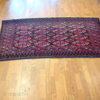 A very large Saryk Chuval size 3'-6" x 6' -2".                       