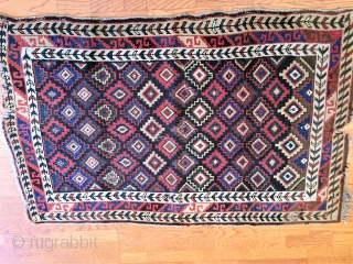 Kurd rug, Northwest Persia ,late 19th Century.
Size 3x4'-9''                         