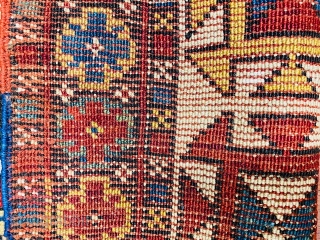 Antique Lesghi Kazak Caucasian rug-4732

Gorgeous antique lesghi design Kazak, from southwest Caucasian, size 3 ft. 6 inches by 7 ft. 6 inches, circa late 19th century, excellent condition with a good pile  ...