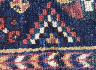 Sold. Large lush Antique south west Persian village rug.

Circa 1900-1930.
 

Great colors, good wool, good condition. Minor wear - otherwise good condition.  Click for more photos and details: https://wovensouls.com/collections/antique-persian-central-asian-caucasian-rug-textiles-carpet?ls=en   