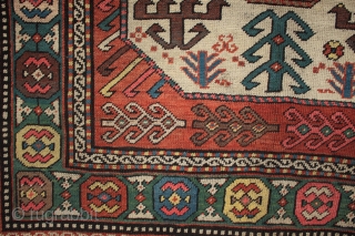 Interesting antique two medallion Chajli rug with good colours and condition and minor repairs. Size 196cm x 106cm.

For more photos see: http://www.kilim.ie/TRIBAL_RUGS_and_KILIMS/Pages/NEW_ARRIVALS.html

Please contact me for more information.      