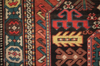 Interesting antique two medallion Chajli rug with good colours and condition and minor repairs. Size 196cm x 106cm.

For more photos see: http://www.kilim.ie/TRIBAL_RUGS_and_KILIMS/Pages/NEW_ARRIVALS.html

Please contact me for more information.      