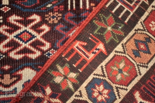 Rare type of Kurdish Khorasan Quchan rug.

One of the interesting finds from the collection I have just finished photographing following a trip to Turkey in April; an apparently rare type of Kurdish  ...