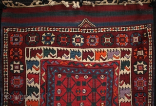 Particularly interesting and unusual West Anatolian Bergama yoruk rug from Kozak village.

One of the rugs, kilims and collectible textiles I found in Turkey in June, this Bergama rug is very distinctive. The  ...