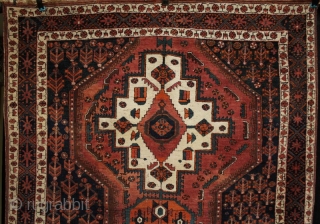 A beautiful antique late 19th century (1880-1900?) Persian Kerman or Sirjan tribe Afshar rug. At least that is what I think, but as always I am open to suggestions. As found and  ...