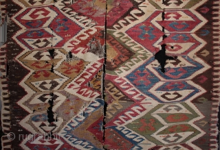 Early to mid 19th century West Anatolian Karakecili kilim

One of my finds from June spent traveling in Turkey, an early Karakelcili kilim with beautiful colours from natural dyes with a more varied  ...