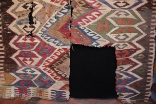 Early to mid 19th century West Anatolian Karakecili kilim

One of my finds from June spent traveling in Turkey, an early Karakelcili kilim with beautiful colours from natural dyes with a more varied  ...