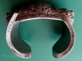 SOLD Inscribed and dated 1881, a Bulgarian Ottoman silver bracelet from a collection of 19th century silver bracelets, including other inscribed examples. The design of these bracelets may have developed from Thracian  ...