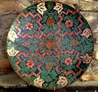 An unresearched large medieval dish formerly the property of an English archaeologist. 

Acquired at a UK auction in the early 1980s from a collection of ceramics belonging to an archaeologist who had  ...