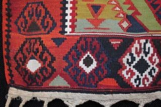 Fine circa 1900 Anatolian Drejan Tribe prayer kilim from Malatya.SOLD

Beautifully woven east Anatolian prayer kilim one of the Drejan Tribe villages of the Malatya region. Excellent drawing and colours from natural dyes,  ...