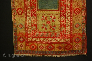 Central Anatolian Prayer Rug not all natural dyes size 176x107 cm                      