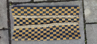 Tibetan checkerboard rug 19thC 76x79cm 
yamdrok108@gmail.com IG: yamdrok108_gallery                         