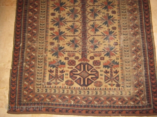 antique baluch prayer rug, low pile, 250$ ship free                        