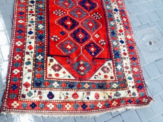 Lambalo Kazakh  antique 19  great colors120/170 cm ship free                      