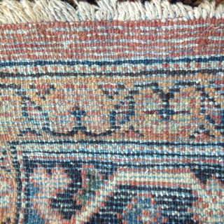 Rare colors (Hagi)antiqu Mahal rug275/350  mid 19c no repair nice colors .shipfree                    