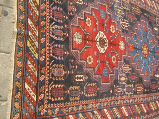  HELA BUOTA SHIRVAN CIRCA 1880 NO REPAIR GREAT  COLORS 170/340 CM  FREE SHIP                 