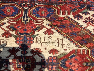 AZARI IVORY BACKGROUND FLAT SOMAC EXCELLENT CODITION  DATED 1315=1897     ZISE 360/480(12/15)HE QUALITY WOOL. EACH ITEM THAT WEREPRESENT   ITS FRESH IN THE MARKET    