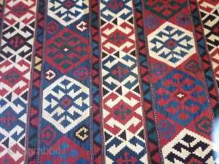 KILIM SHIRVAN  STUNNING COLORS MID 19 CH                         