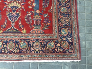 Antique kashan.graet colors rare in mint condition140/200cm ship free.for moor photos .ask                     