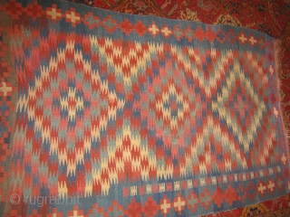 kilim veramin very old graet colors graet condition . size 125/210 cm.ship free.yaron                    