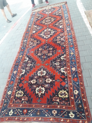 Very impressive Armenian rug in beautiful condition.139x 4m.  Museum piece- dated 1839 (cohen collection).                  