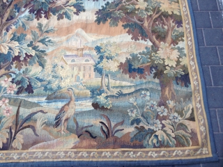 FLEMISH TAPESTRY MID OR LATE 19  ? MINT CONDITION  145-160CM(4.10-5.3)MOST SALE 1000$                   