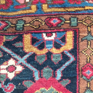 Antique cord rug circa 1870 veramin pattern 130/170cm  ship free                      