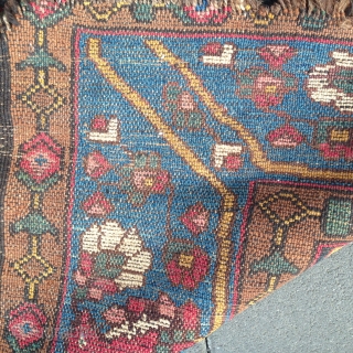 Antique cord rug circa 1870 veramin pattern 130/170cm  ship free                      