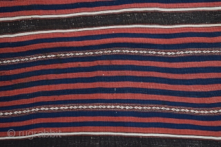 Bergama kilim from Izmir. 1900's wool on wool very nice condition  and very fine kilim.Size 222x169                