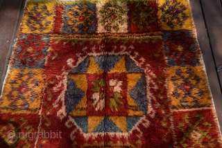 Circa 1900 Konya Yatak carpet. Size 260x124 cm.                         