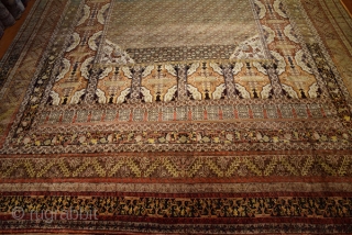 Sivas, Armenian Carpet, circa 150 years. Wool on cotton.Size 380x290 cm.                      