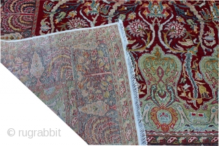 Bürüngüz antique carpet. Over 100 years old. Wool on cotton. Very unique design.250x185 cm                   
