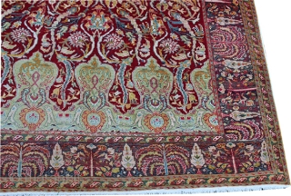 Bürüngüz antique carpet. Over 100 years old. Wool on cotton. Very unique design.250x185 cm                   