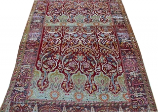 Bürüngüz antique carpet. Over 100 years old. Wool on cotton. Very unique design.250x185 cm                   