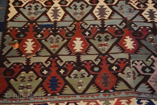 Fine Antique Anatolian Kilim

Konya Kelle

Pure wool

Size 380x187 cm

Age Ca, 1910                       