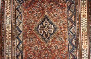 Antique Qashqai Persian Carpet
Age , about 100 years old
SIZE:
• 8.4x5.6 ft (255 x 170 cm)

STYLE:
• Hand Knotted , Qashqai Carpet
•Design: Antique Persian Traditional


MATERIAL:
•%100 Wool

•Clean and Ready to Use

PAYMENT OPTIONS
•Paypal accepted.
100% Money Back  ...