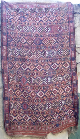 Kurdish flatweave 19th c. (290cm x 170cm).                          