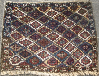 Kurdish bagface(74cmX55cm /2,4'X1,8') with magnificent wool and dyes, high pile. 
Ends are secured, clean.                   