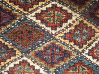 Kurdish bagface(74cmX55cm /2,4'X1,8') with magnificent wool and dyes, high pile. 
Ends are secured, clean.                   
