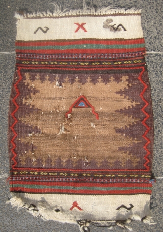 South persian kilim (50X35cm).
                             